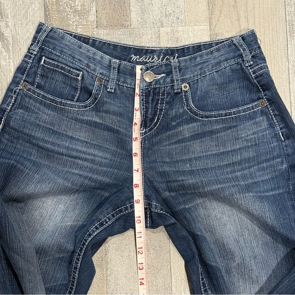 Women’s Factory Distressed So Low Kut From the Kloth Flair Boot Jeans -Size 6 - Picture 8 of 8